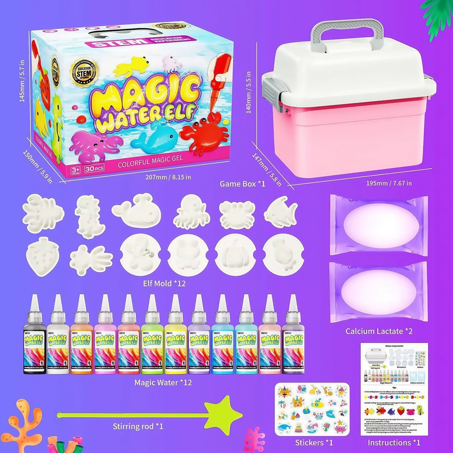 Magic Water Elf Toy Magical Water Baby DIY